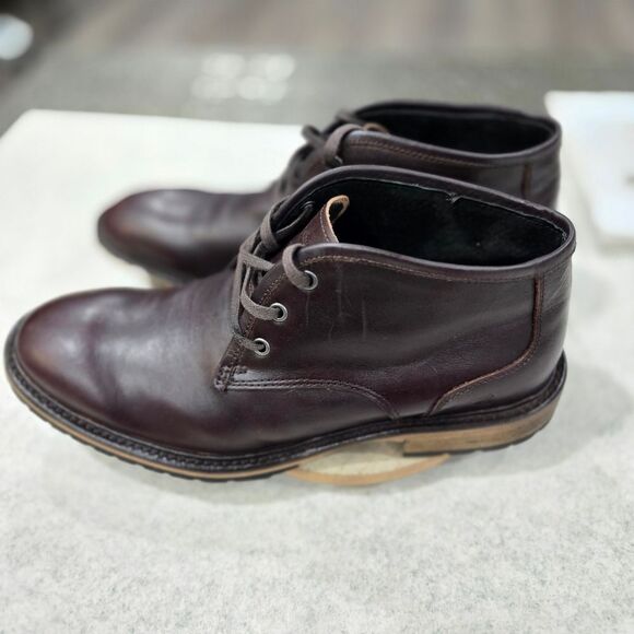 🐢 Andrew Marc leather Chukka boots Size 7.5 Excellent Condition! - Picture 10 of 17